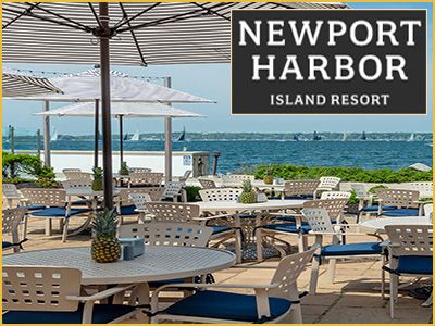 al fresco dining and drinks at pineapple club newport harbor island resort