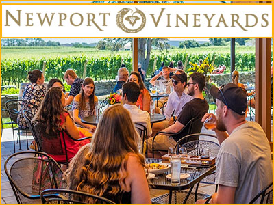 newport vineyards is just 5 minutes outside downtown newport ri