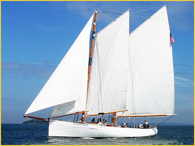 schooner adirondack sailing excursions and harbor tours