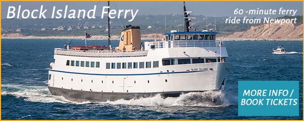 block island is only a short 60 minute ferry ride from newport