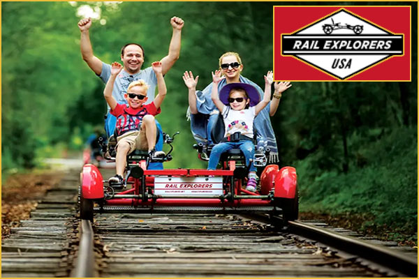 ride the rails with the whole family on rail explorers