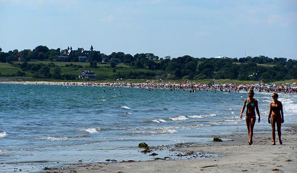 second beach in middletown ri has great surf perfect for fun in the waves