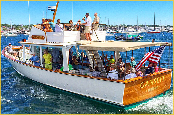 relax while you take in the ocean air on your leisurely harbor cruise in newport