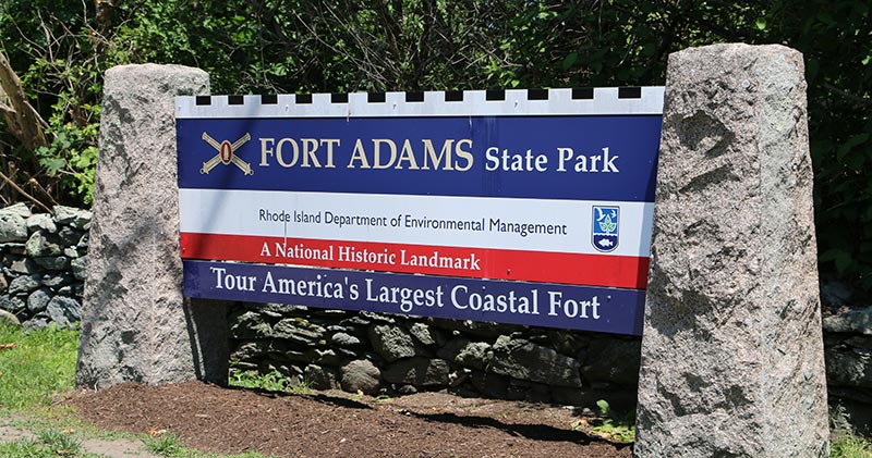 entrance to fort adams